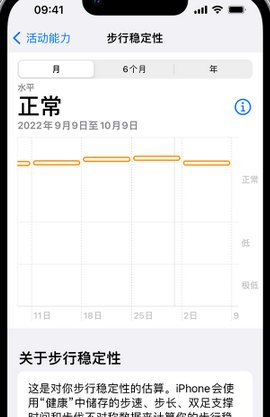 安多iPhone手机维修如何在iPhone开启'步行稳定性通知'