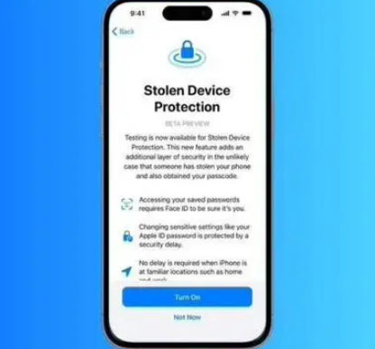安多苹果授权维修店分享被盗设备保护功能开启方法 