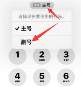 安多苹果14维修店分享iPhone 14 Pro Max使用副卡打电话的方法 